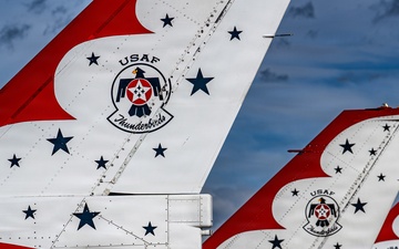 Thunderbirds Arrive for U.S. Air Force Academy Graduation Flyover