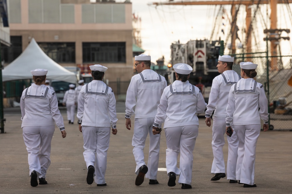 USS Kearsarge Docks in New Orleans during Sail 250