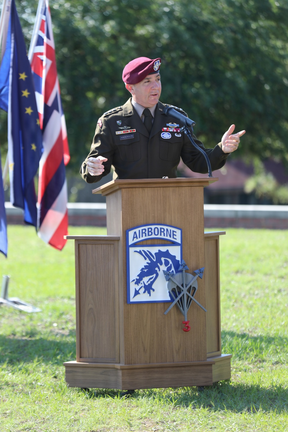 3rd Corps Sustainment Command, Commander promoted to Brigadier General