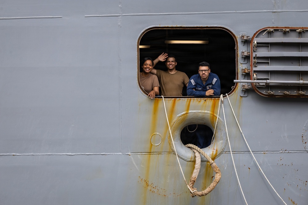 USS Kearsarge Docks in New Orleans during Sail 250