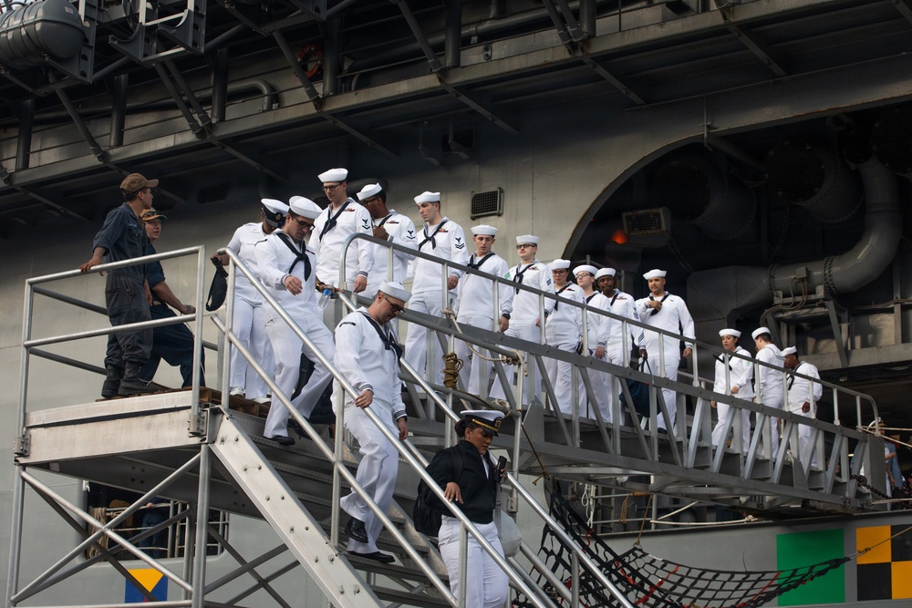 USS Kearsarge Docks in New Orleans during Sail 250