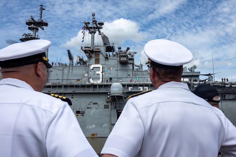 USS Kearsarge Docks in New Orleans during Sail 250