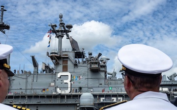 USS Kearsarge Docks in New Orleans during Sail 250