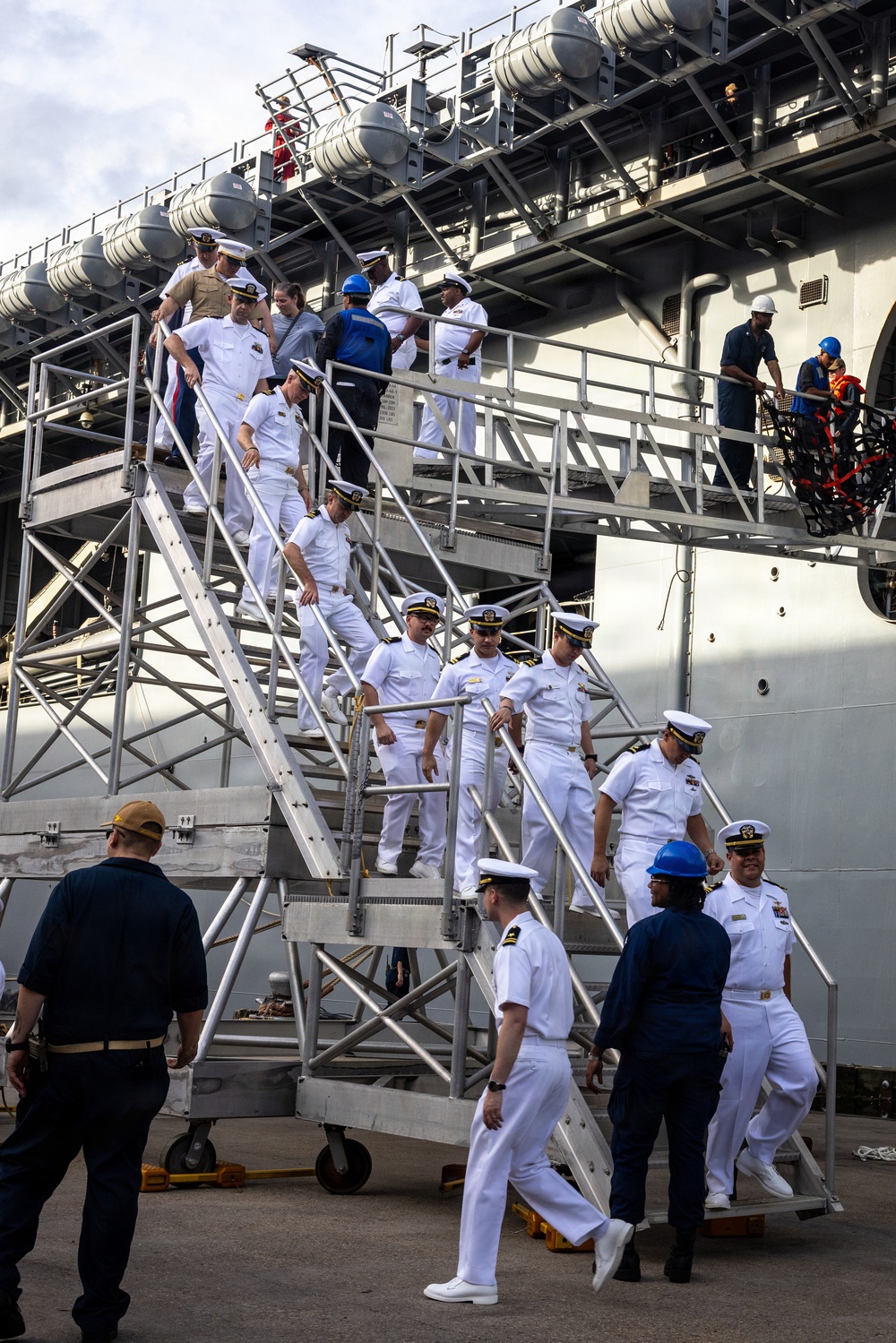 USS Kearsarge Docks in New Orleans during Sail 250