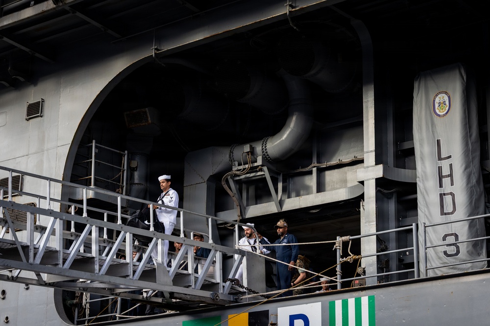 USS Kearsarge Docks in New Orleans during Sail 250