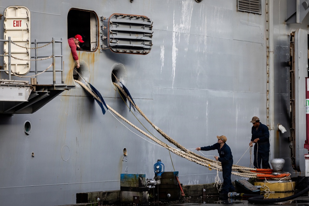 USS Kearsarge Docks in New Orleans during Sail 250