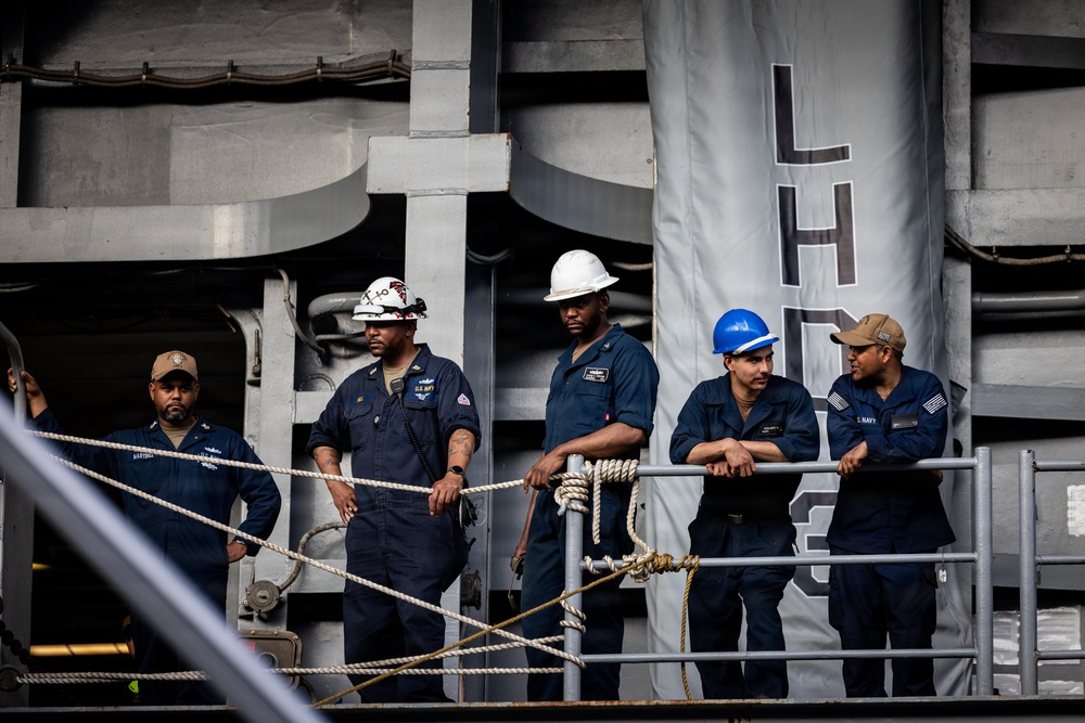 USS Kearsarge Docks in New Orleans during Sail 250