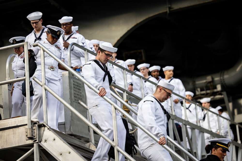USS Kearsarge Docks in New Orleans during Sail 250