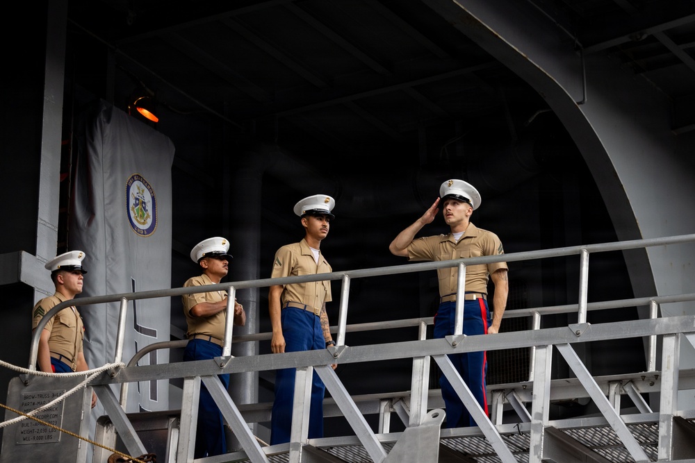 USS Kearsarge Docks in New Orleans during Sail 250