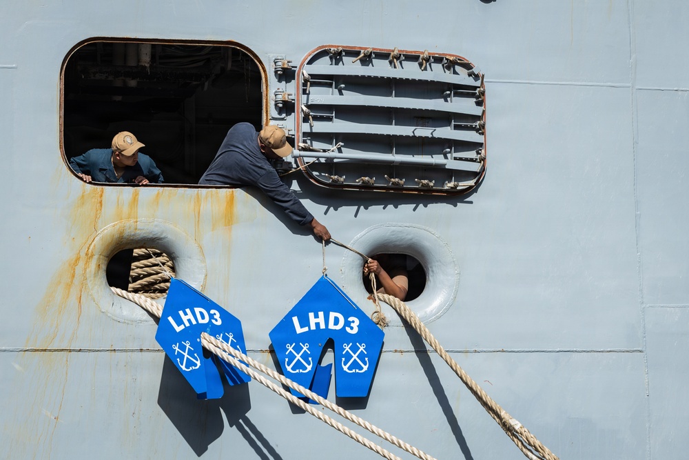 USS Kearsarge Docks in New Orleans during Sail 250