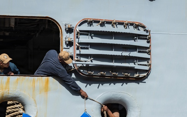 USS Kearsarge Docks in New Orleans during Sail 250
