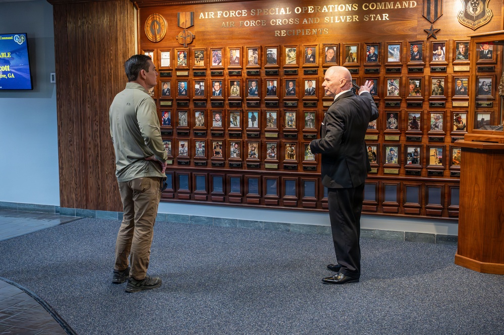 House Intelligence Committee Member tours AFSOC Headquarters