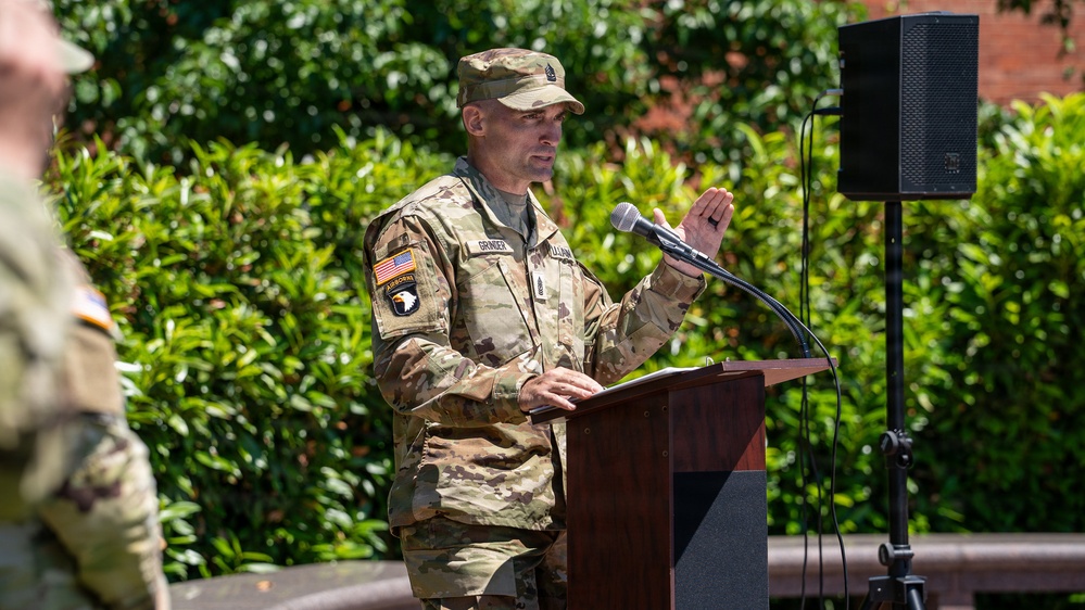 Honor Guard Company Change of Responsibility May 29, 2026