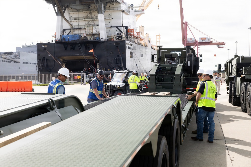 Blount Island Command tests new transport systems for maritime integration