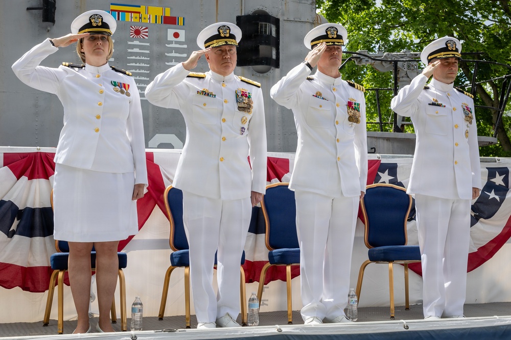 PNSY Hold Change of Command Ceremony for Squadron TWO
