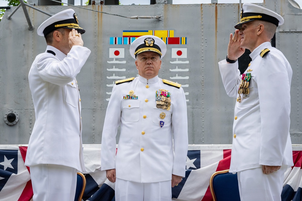 PNSY Hold Change of Command Ceremony for Squadron TWO