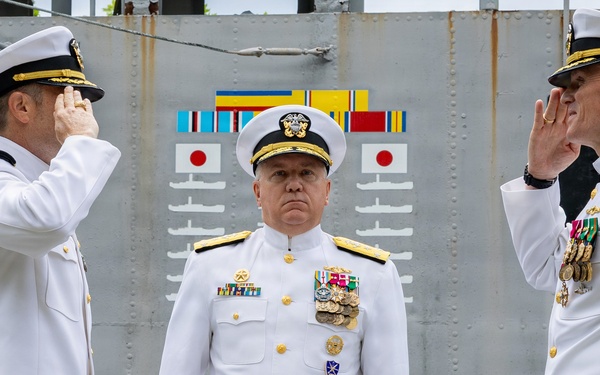 PNSY Hold Change of Command Ceremony for Squadron TWO