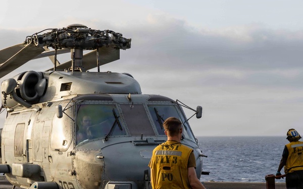 USS Abraham Lincoln Conducts Flight Deck Operations