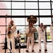 Navy Band Northeast’s Jack Tar Brass Band performs at Hershey Park Chocolate World during Harrisburg Navy Week.