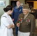 MU2 Maria Mandico meets CPL Wilbur “Jack” Myers, a World War II veteran who served as a gunner with the 692nd Tank Destroyer Battalion and participated in campaigns across Europe during the war.