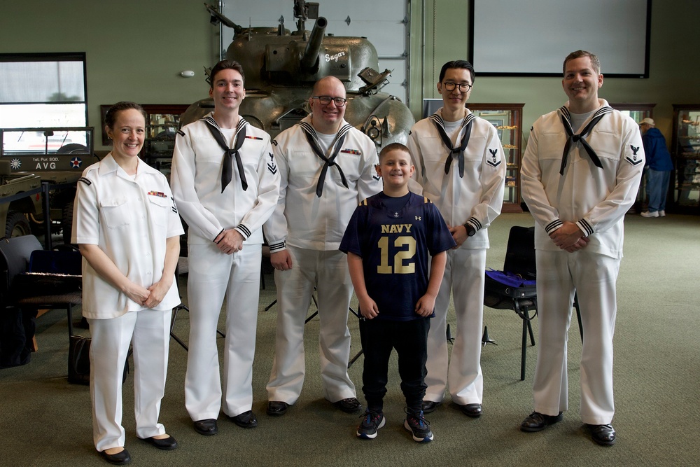 On Memorial Day, Navy Band Northeast’s Crosswinds Woodwind Quintet was honored to perform at the World War II American Experience during Harrisburg Navy Week.