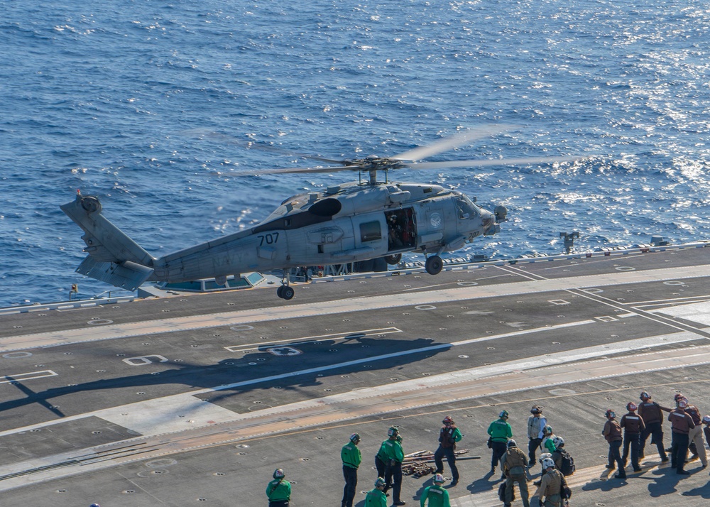 George Washington Conducts Flight Operations