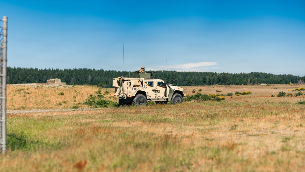 1st Special Forces Group (Airborne) conducts mounted gunnery training