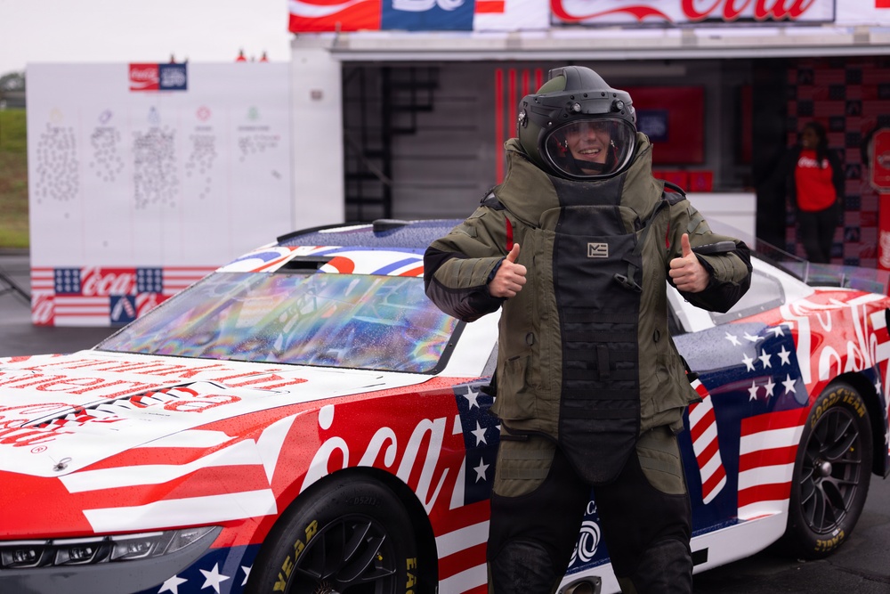 U.S. Marines support the 2026 Coca-Cola 600