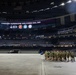 U.S. Service Members participate in Physical Training at the Ceasars Superdome in New Orleans