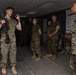 U.S. Naval Academy Midshipmen Train Indoor Simulated Marksmanship Trainer