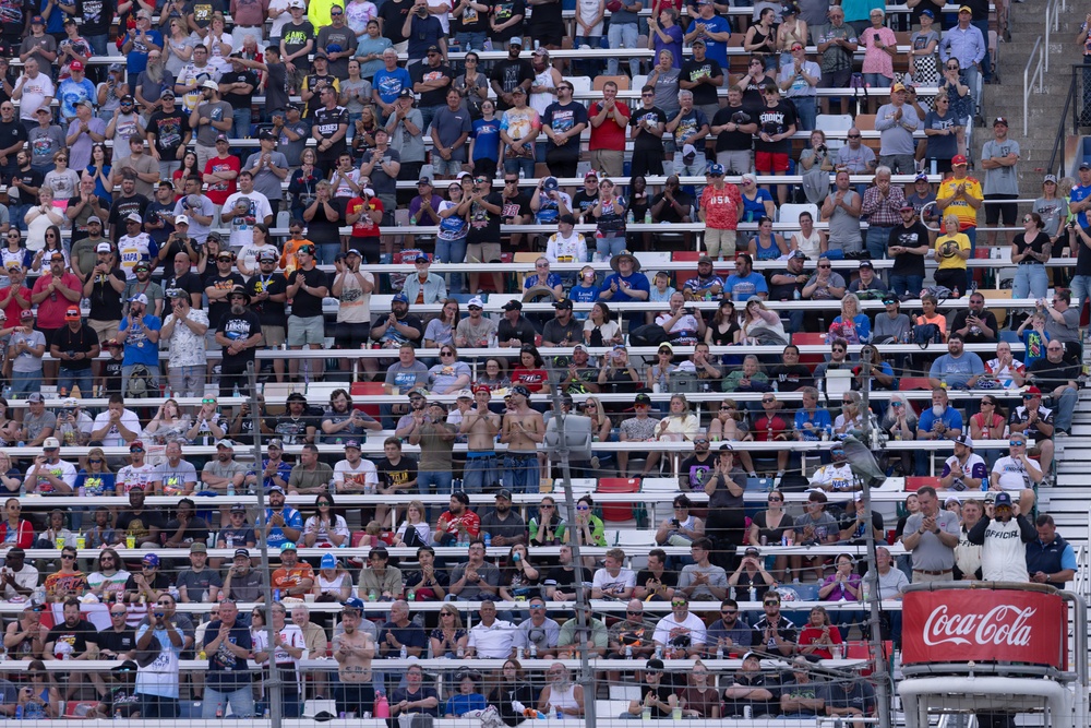 U.S. Marines support the 2026 Coca-Cola 600