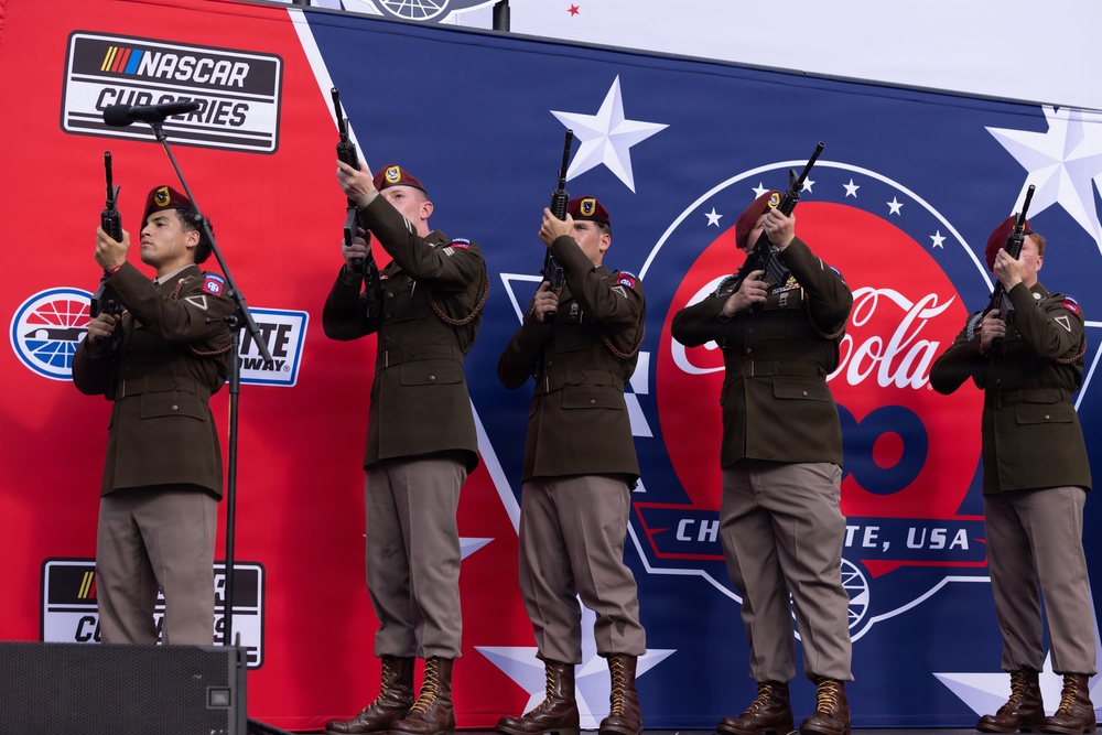 U.S. Marines support the 2026 Coca-Cola 600