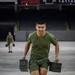 U.S. Service Members participate in Physical Training at the Ceasars Superdome in New Orleans