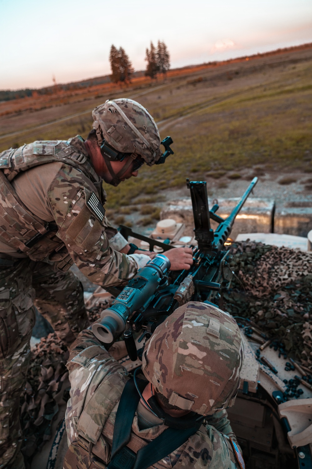 1st Special Forces Group (Airborne) Conducts Mounted Gunnery Training