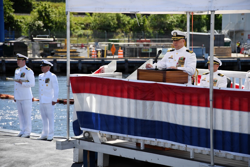 Delaware holds change of command ceremony