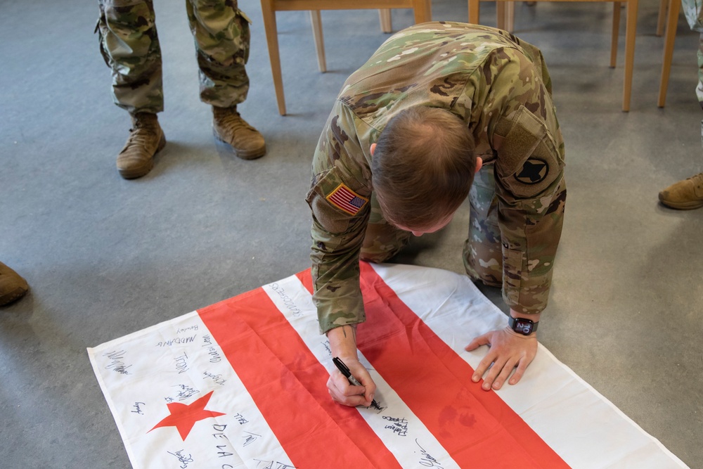 JTF-DC bids farewell and welcome to Arkansas National Guard