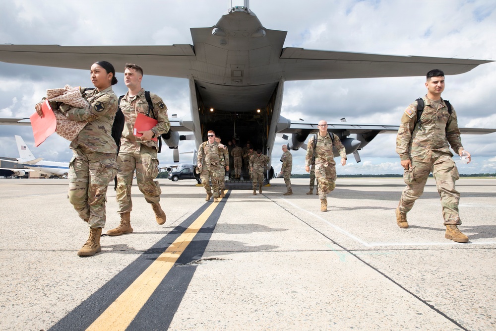 JTF-DC bids farewell and welcome to Arkansas National Guard