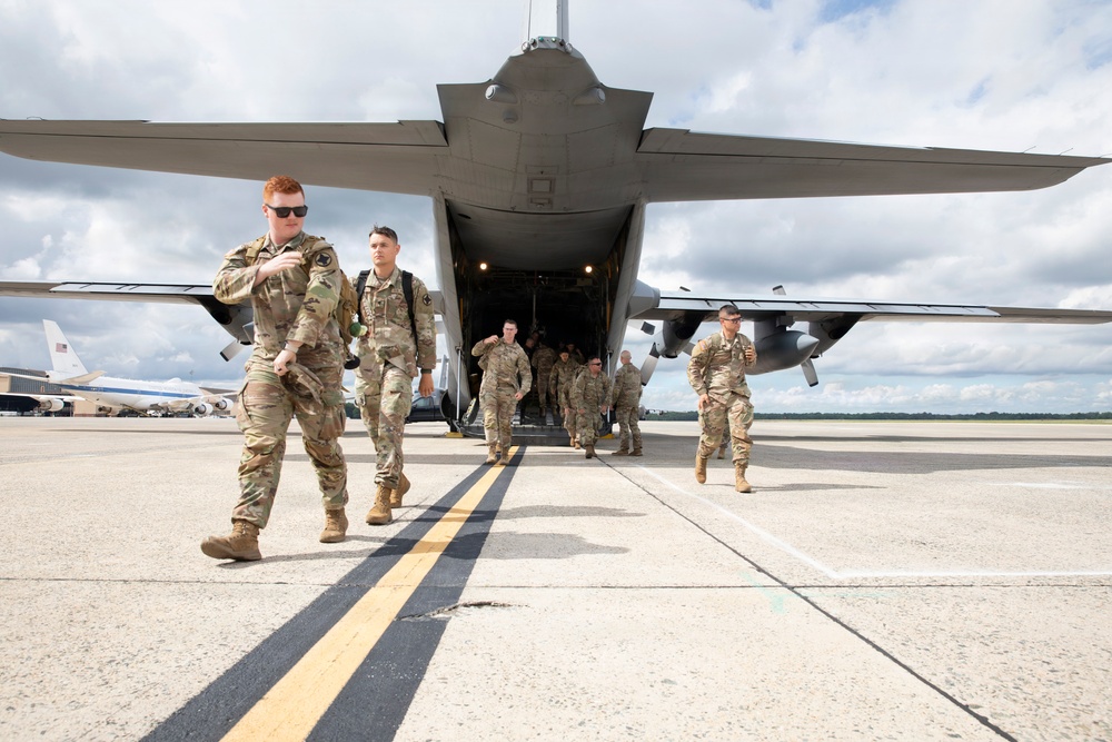 JTF-DC bids farewell and welcome to Arkansas National Guard