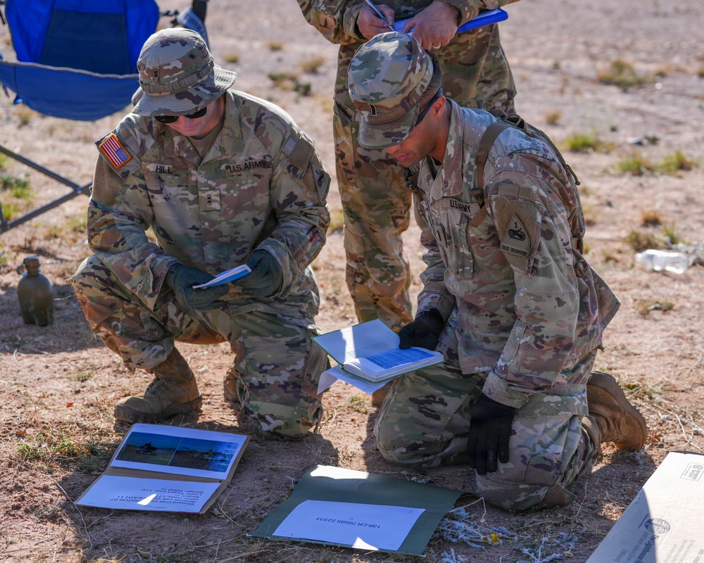 1‑501st Aviation Battalion holds belt buckle rodeo