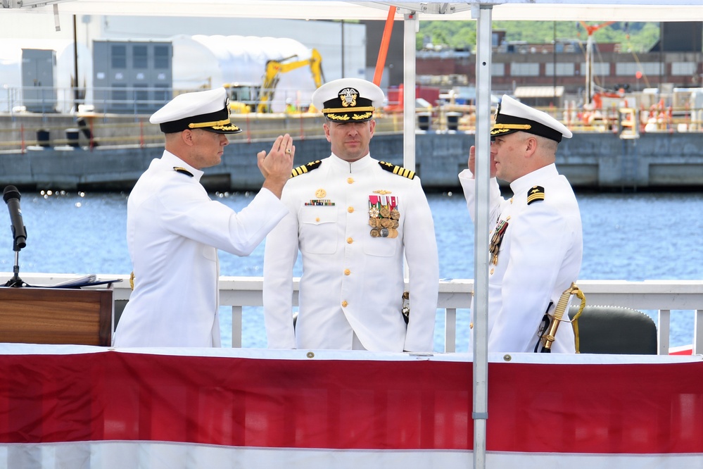 Delaware holds change of command ceremony