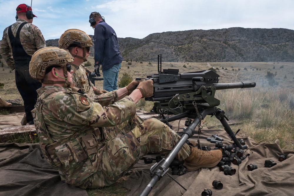 841 MSFS Airmen hone Mk 19 grenade launcher proficiency during live-fire training exercise