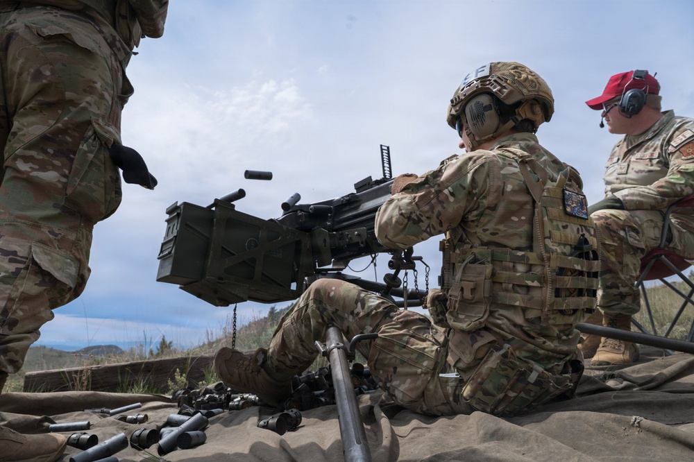 841 MSFS Airmen hone Mk 19 grenade launcher proficiency during live-fire training exercise