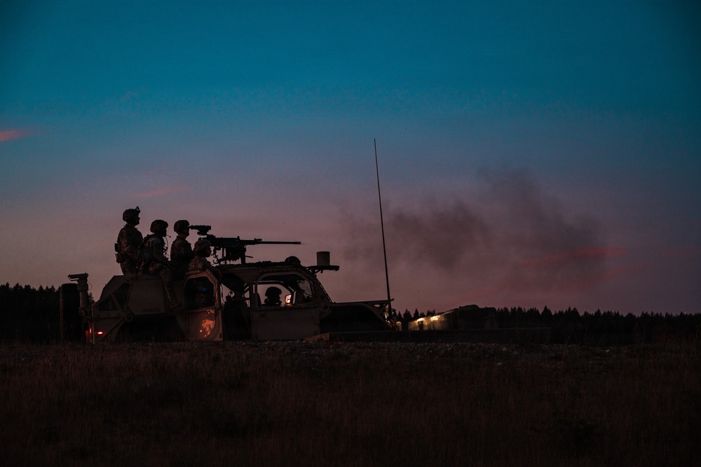 1st Special Forces Group (Airborne) conducts mounted gunnery training