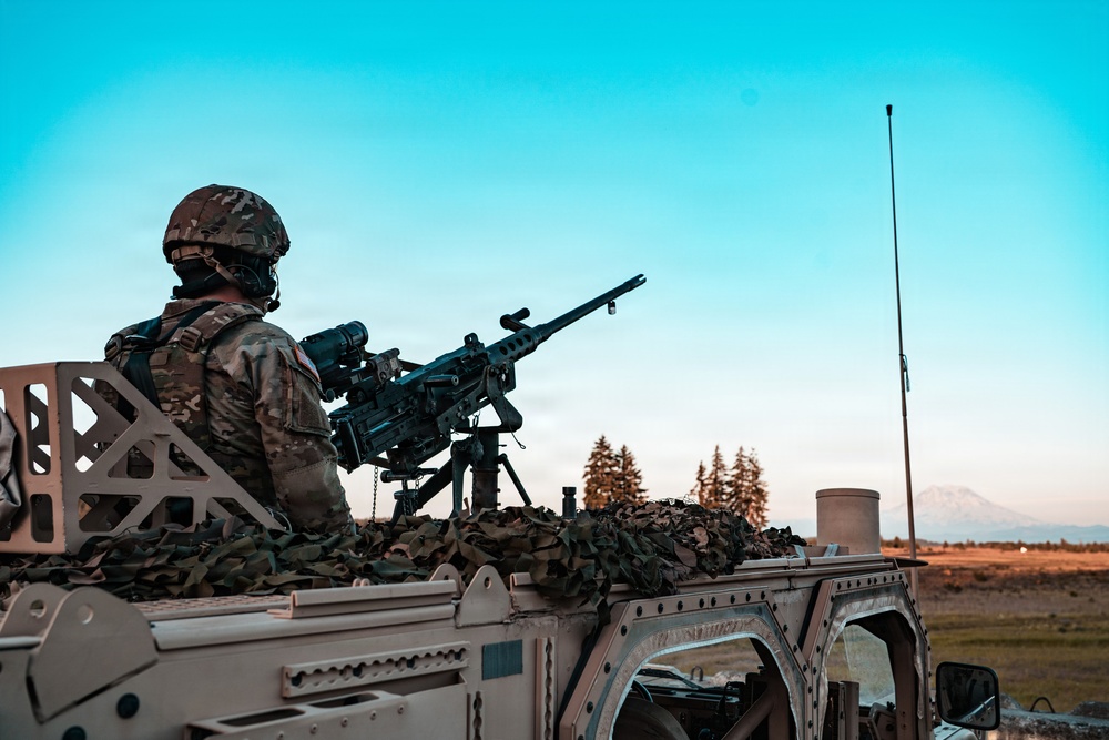 1st Special Forces Group (Airborne) conducts mounted gunnery training