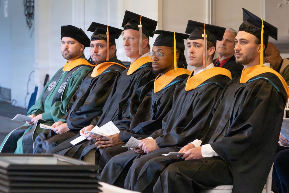 Armament Graduate School welcomes five new masters and a Ph.D. at commencement