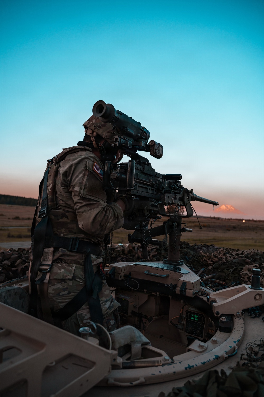 1st Special Forces Group (Airborne) conducts mounted gunnery training