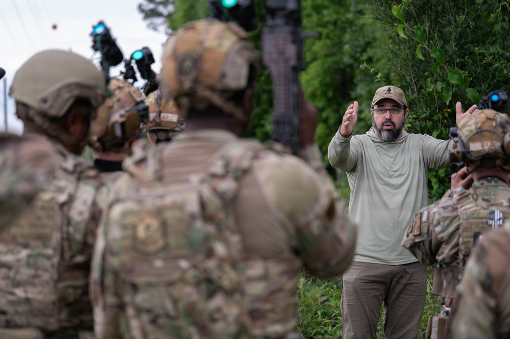 Air National Guard Defenders enhance air base defense skills during Ranger exercise