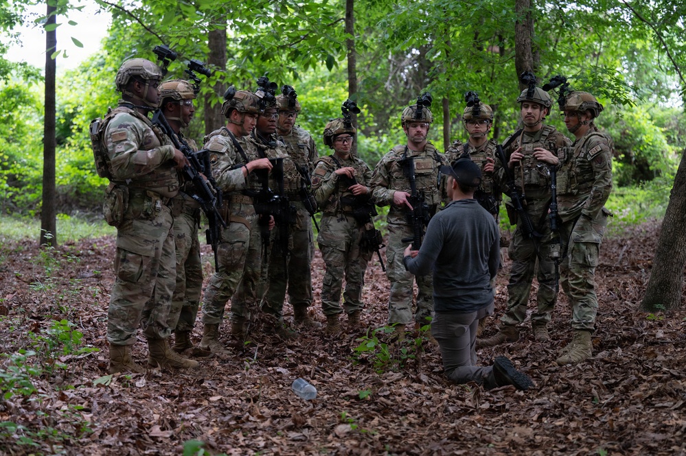 Air National Guard Defenders enhance air base defense skills during Ranger exercise