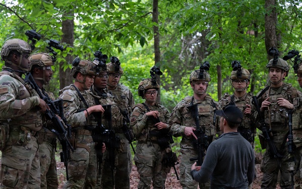 Air National Guard Defenders enhance air base defense skills during Ranger exercise