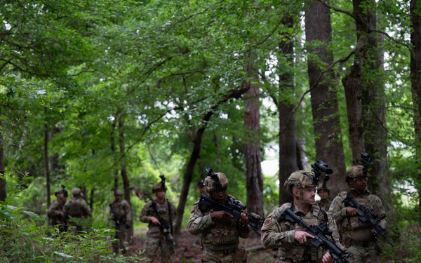 Air National Guard Defenders enhance air base defense skills during Ranger exercise